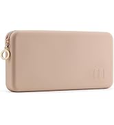 FVION Zipper Makeup Brushes Bag For Travel, Large Silicone Makeup Brush Holder, Make Up Brushes P...