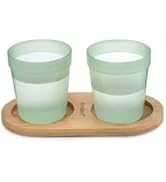 Kitchen Countertop Cup Organizer | Wooden Cup Holder Dish for Kids & Families | Stylish Cup Spot ...
