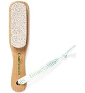 GranNaturals Pumice Stone for Feet with Handle - Corn and Callus Remover, Exfoliator & Scrubber f...