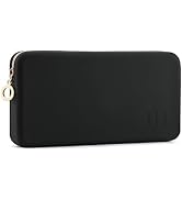FVION Zipper Makeup Brushes Bag For Travel, Large Silicone Makeup Brush Holder, Make Up Brushes P...