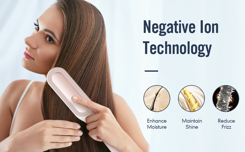 hair brush straightener