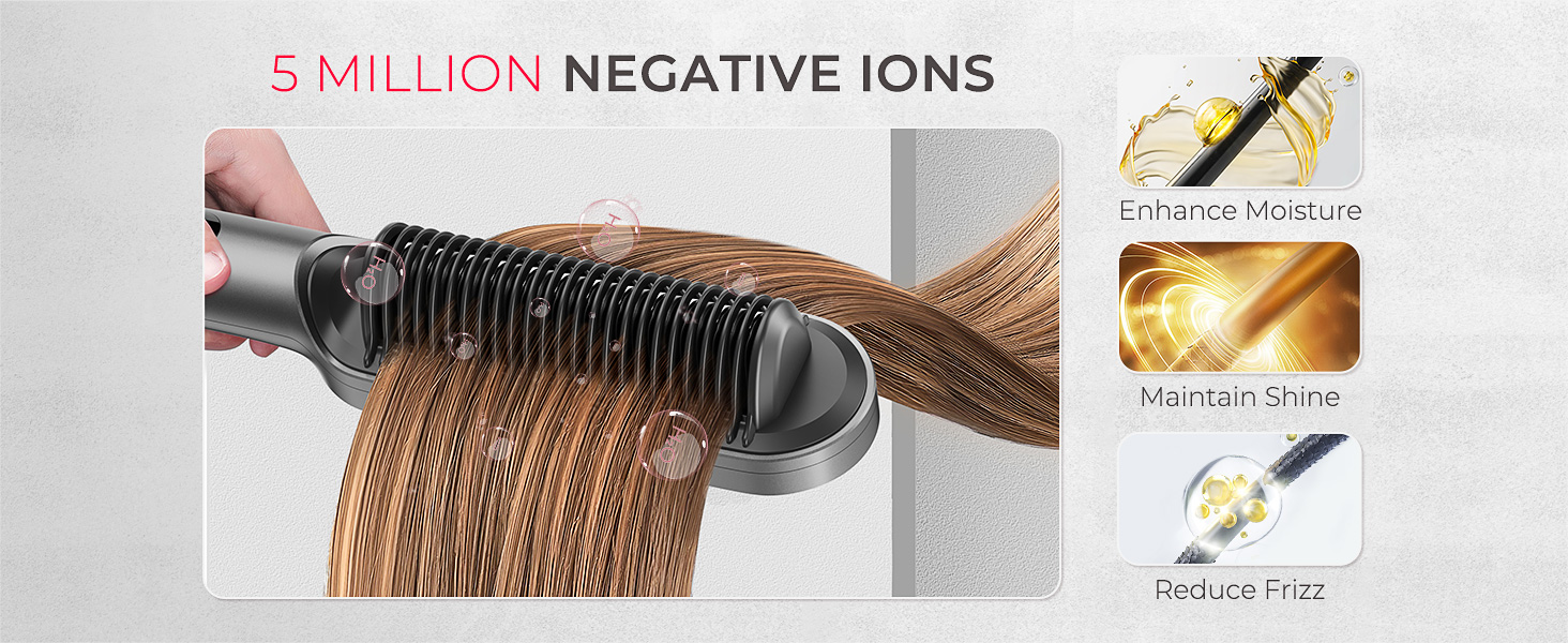 Hair Straightener Brush