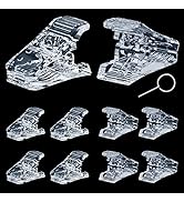 Beloving 10 Pcs Nail Clips for Poly Nail Gel, Adjustable Tightness Nail Tip Clips for Quick Build...