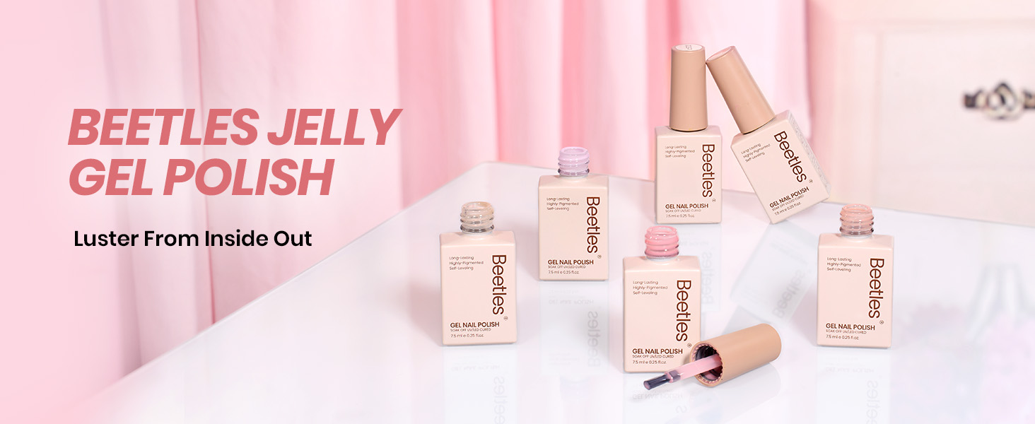 Beetles Jelly Gel Nail Polish Set