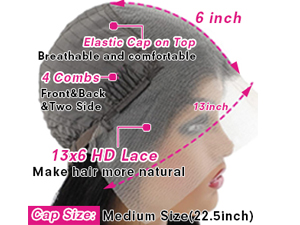 Medium wig cap
