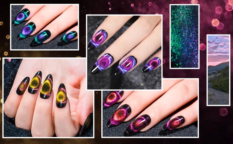 9D cat eye gel nail polish