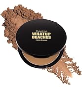 Elizabeth Mott Whatup Beaches Matte Bronzer Powder & Contour for Face, Long-Lasting Natural Sun-K...
