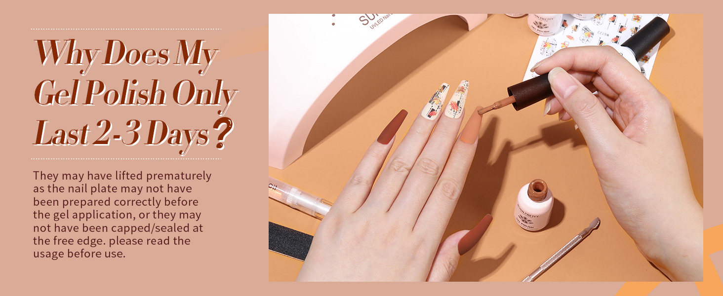 caramel coco series nail gel