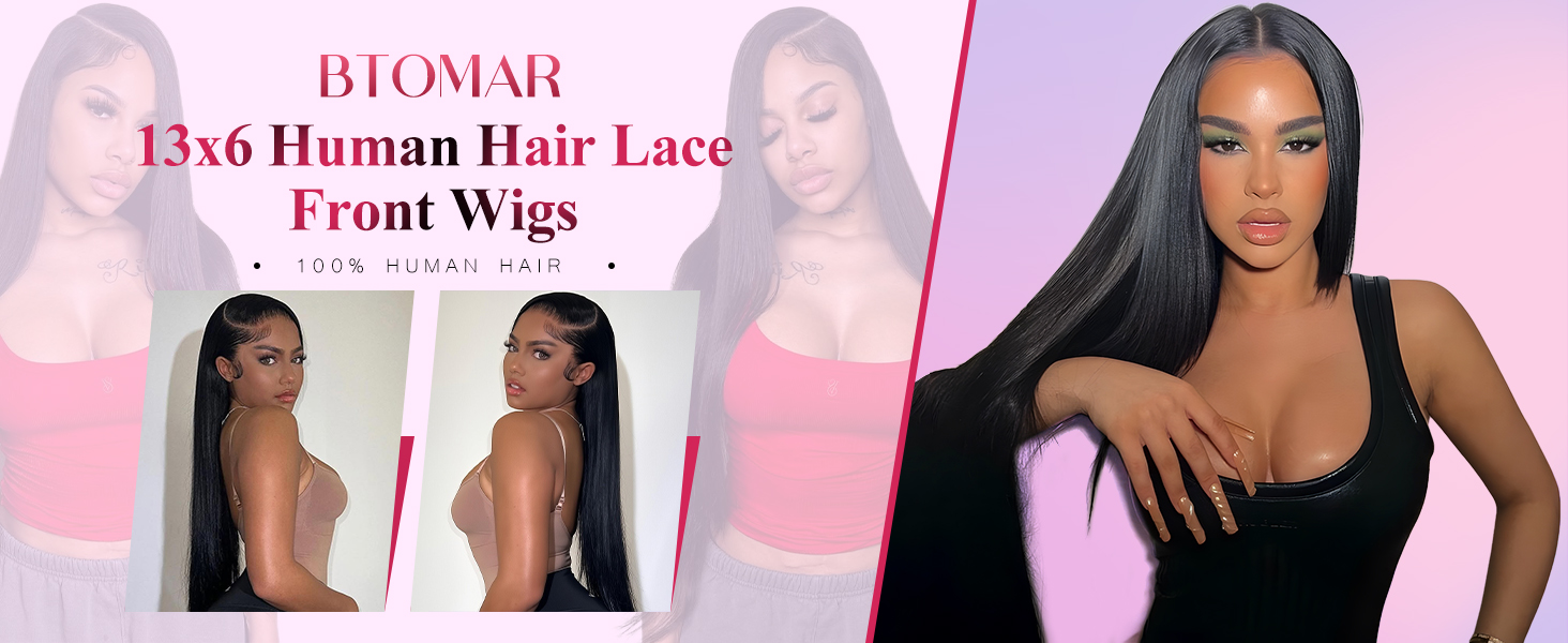 13x6 human hair lace front wigs
