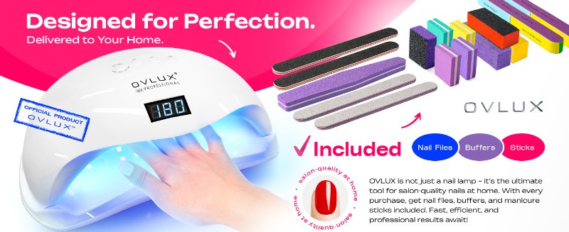 ovlux best professional uv led nail lamp for gel