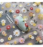 Flower Nail Stickers for Nail Art - YEFIUO Flowers Nail Art Stickers Fall Daisies Floral Leaf Pla...