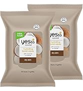 Yes To Face Wipes for Women and Men, Restoring Facial Cleansing Wipes for use as a Make Up Remove...