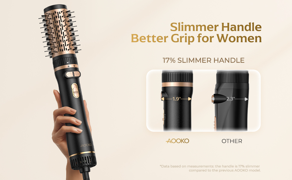 rotating hair dryer brush