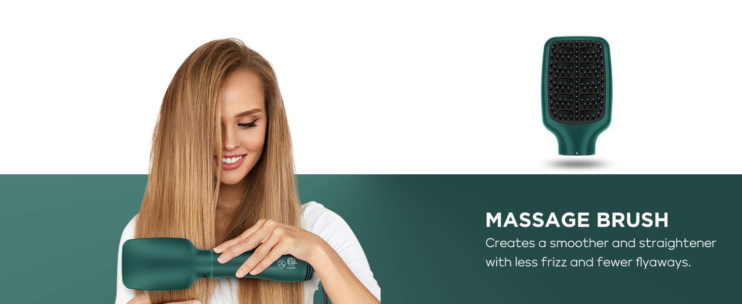 Massage Brush Hair Dryer