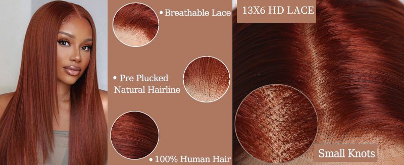 100% Human Hair Pre Plucked With Baby Hair
