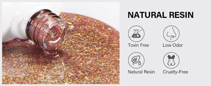 glitter gel nail polish