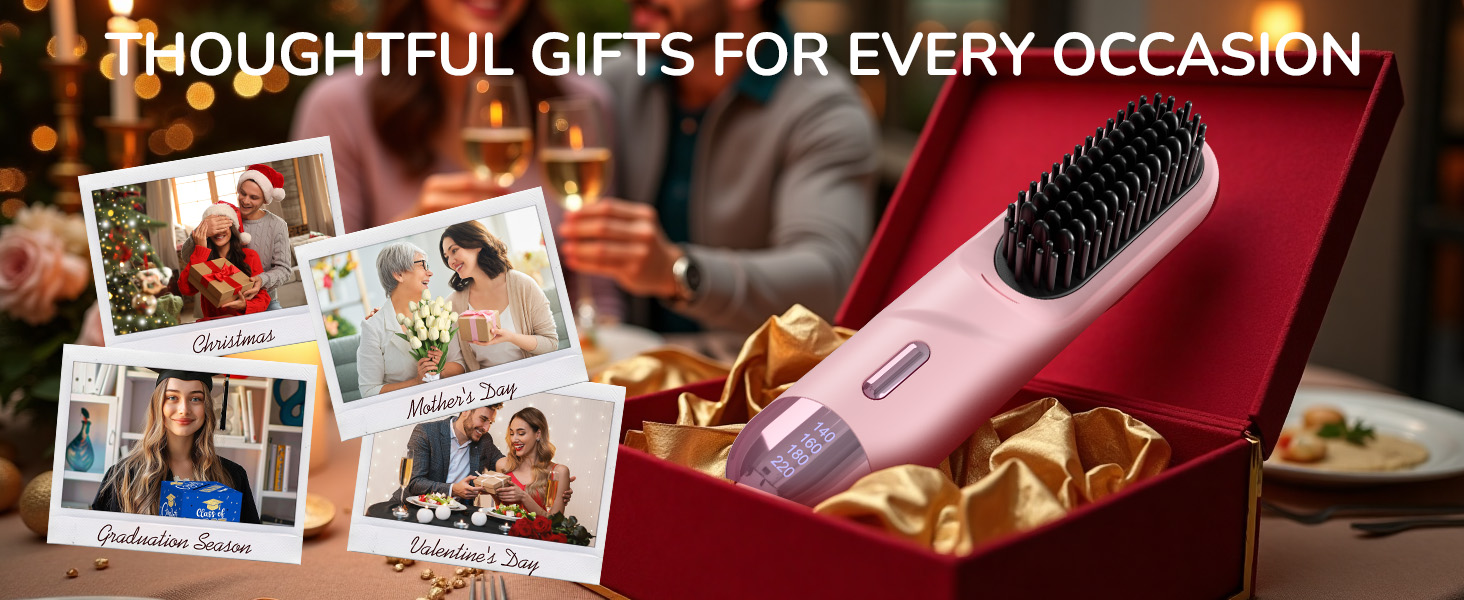 hair straightener brush