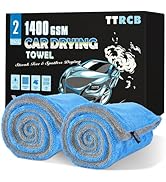 TTRCB 2 Pack Car Drying Towels, 48