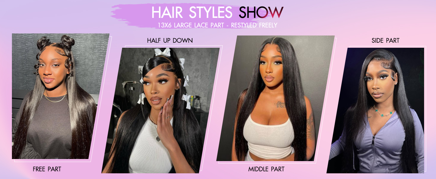 13x6 lace frontal human hair wigs