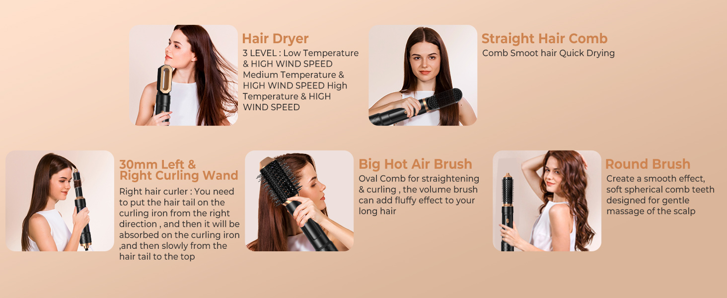 auto hair dryer brush