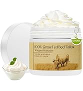 mkzea Beef Tallow for Skin, Beef Tallow for Face,Unscented Natural Face Moisturizer, Whipped Tall...