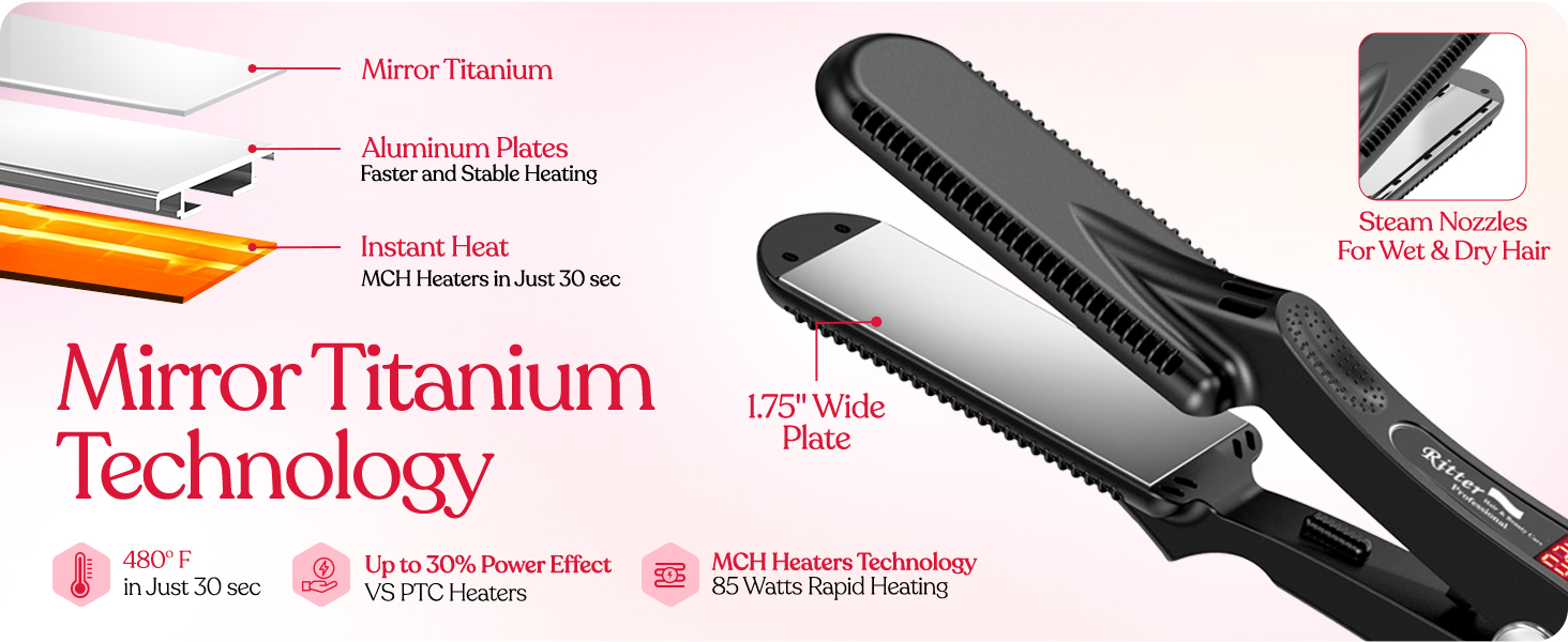 ritter flat iron straightener