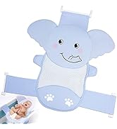 AIR&TREE Baby Bath Seat Support Net, Quick Drying, Adjustable, Comfortable, Non-Slip, Infant Bath...