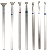 Cone Drill Bits For Nails, 6pcs/set Nail Drill Bits Set Sealing Bit Sand Cuticle Polishing Bit Na...