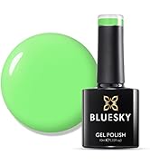 Bluesky Neon Green Gel Nail Polish Brightly Fluorescent Green Gel Polish Soak Off Gel Polish Nail...
