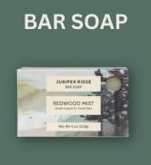 JUNIPER RIDGE Bar Soap - Cold Processed Mild Castile Soap - Plant Based Ingredients & Steam Disti...