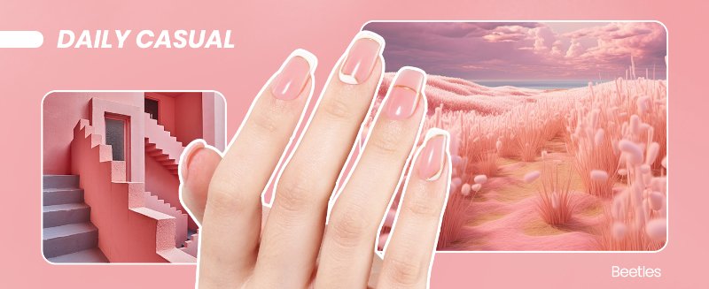 Beetles Nude Pink Gel Nail Polish