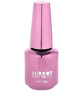 Xiahium 8ml Nail Polish with Mirror Effect Plating Chrome Metallic Nail Polish 1 Pack Quick Dry L...