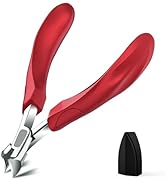 VANWIN Toe Nail Clippers for Thick Nails for Seniors, Wide Jaw Thick Toenail Clippers for Thick T...