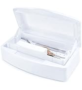 AREMOD Nail Tool Sterilizer Box Plastic Sterilization Tray for Nail Tweezers Clean Nail Art Manic...