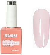 FZANEST Natural Nude Builder Gel For Nails,15ml Builder Base Jelly Color Gel Nail Polish In A Bot...