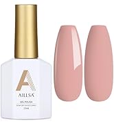 AILLSA Nude Gel Polish Caramel Fall Winter Gel Nail Polish Brown Mocha Neutral Gel Polish Skin To...