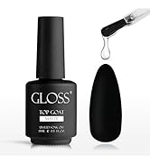 GLOSS Matte Gel Top Coat | 15ml 1Pcs Finish & Long Lasting Matte Top Coat Gel Polish, UV Soak off...