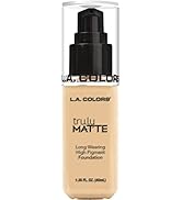 L.A. COLORS Truly Matte Foundation, Porcelain CLM351