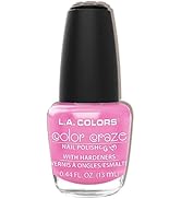 L.A. COLORS Color Craze Nail Polish, Pink Bubbles CNP505