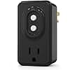 AIDA GFCI Adapter, 15 AMP Single Outlet Grounded 3-Prong GFCI Adapter, for Indoor Use with Auto Reset, UL Listed, Black, 1 Pack