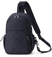 Wandering Nature Featherweight Sling Backpack Crossbody Bag for Women Fits for 11