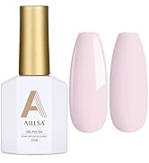 AILLSA Nude Gel Polish Light Pink Fall Winter Gel Nail Polish Sheer Mauve Neutral Gel Polish Pale...