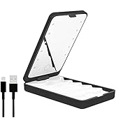 Eyelash Storage Case, AREMOD LED Lash Mirror Rechargeable Eyelash Holder False Lash Organizers an...