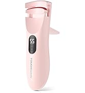 TOUCHBeauty Heated Eyelash Curler,Rechargeable Electric Eyelash Curler with LED Display,3-Level A...