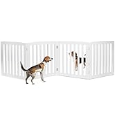 Epetlover Extra Wide Dog Gate 82 x 24 Inch Freestanding Indoor Pet Door for House Doorways Stairs...