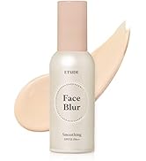 ETUDE Face Blur Smoothing SPF 33 PA ++ (21AD) | Multi-Makeup Coral Base Primer with Smoothening E...