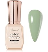 SHOYUM Eucalyptus Green/Sage Green Color Gel Nail Polish 15ml, Soak Off U V LED Nail Lamp Gel Pol...