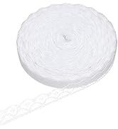 30 Yards White lace lace Ribbon, Gift Wrapping, Dress Decoration, Wedding Decoration, Sewing Craf...