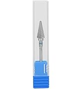 Nail Drill Bits, 3/32'' (2.35mm) Tungsten Steel Nail Art Manicure Drill Bits, Electric Pedicure M...