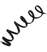 FRCOLOR Spiral Lock Hair Tie Dreadlock Accessory PU Leather Long Bendable Hair Tie for Women Men ...